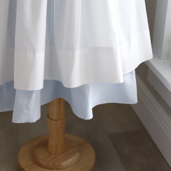 RARE Strasburg Original Heirloom Shadow Bow White and Blue Dress Size 6X NEW - Picture 4 of 7